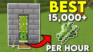 BEST Sugarcane Farm Minecraft Bedrock 120 [upl. by Anagnos]