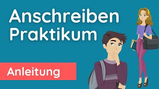 ✅ Anschreiben Schülerpraktikum mit Beispiel [upl. by Eeralav22]