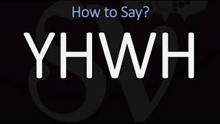 How to Pronounce YHWH CORRECTLY  Jehovah Yahweh Pronunciation [upl. by Alaster]