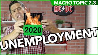 Unemployment Macro Topic 23 [upl. by Nirek402]