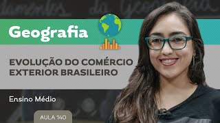 Evolução do comércio exterior brasileiro​  Geografia  Ensino Médio [upl. by Anallese]