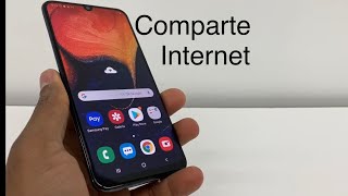 Como Compartir internet con mi Samsung Galaxy a10 a20 a30 a50 a51 a70 Wifi Hotspot [upl. by Napoleon]