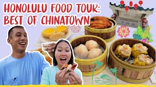 HAWAII FOOD TOUR in Honolulu’s Chinatown – Best Banh Mi Pho Manapua Pork Duck Dim Sum and Boba [upl. by Hutchins]