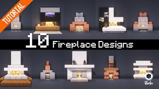 10 Fireplace Designs for Minecraft [upl. by Smukler436]