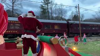 Polar Express Steam Train in Bryson City [upl. by Tterraj]