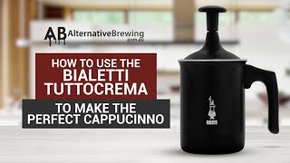 How to Use the Bialetti Tuttocrema Milk Frother [upl. by Bokaj]