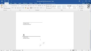 Different Ways to Insert a Signature Line in Word [upl. by Amelia]