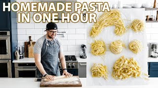 Easy to Make Homemade Pasta Dough Recipe [upl. by Siuluj859]