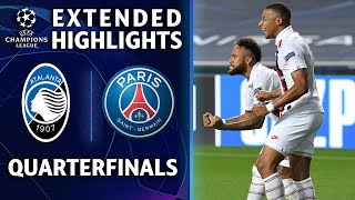 Atalanta vs PSG  Champions League Quarterfinal Highlights  UCL on CBS Sports [upl. by Cirdec]