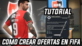 TUTORIAL Como CREAR OFERTA de TRANSFERENCIA en MODO CARRERA [upl. by Mazonson]