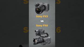 Sony FX3 vs FX6 [upl. by Kareem405]