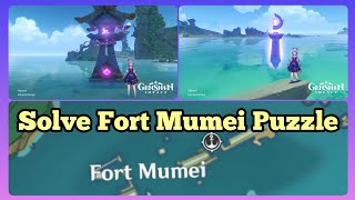 Solve Fort Mumei Puzzle Quest  Orobashis Legacy Part 4  Genshin Impact [upl. by Natrav]