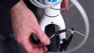 How To Release And Reconnect Bicycle VBrakes  Tech Tip  Tredz Bikes [upl. by Sel380]