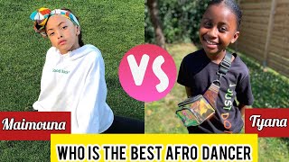 Maimouna Vs Tyana Afro dance challenge Who is the best dancer [upl. by Naerad]