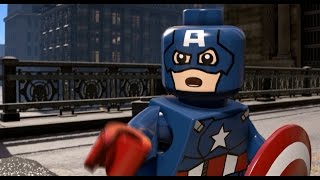 LEGO Marvels Avengers  All Cutscenes [upl. by Dachy]