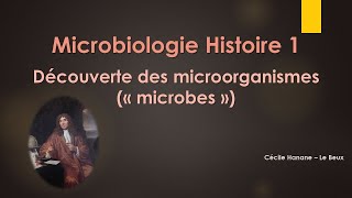 Microbiologie Histoire 1 DECOUVERTE DES MICROORGANISMES quotMICROBESquot [upl. by Annahsal351]