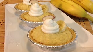 How To Make A Banana Cream PieNo Bake Desserts Recipes [upl. by Aicila908]