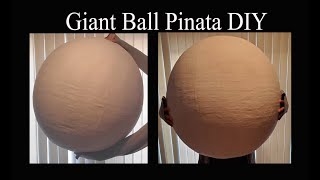 Giant Pinata  Big Pinata  Surprise Pinata Ball  DIY Pinata  How to make a super size pinata ball [upl. by Eanaj294]