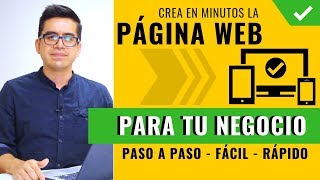 Cómo Crear Una Página Web para Mi Negocio ▶︎ Desde Cero Paso a Paso Profesional y Seguro 👌 [upl. by Ana]