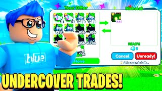 RussoPlays Makes UNDECOVER TRADES In Pet Simulator X AGAIN Roblox [upl. by Ilana]