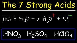 How To Memorize The Strong Acids and Strong Bases [upl. by Nauqit]