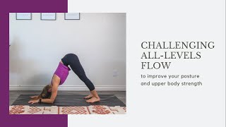 Yoga for Better Posture  50 Minute Yoga Class  Challenging Vinyasa Flow [upl. by Adnert227]