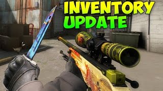 CSGO  Worlds Best Dragon Lore Ingame Insane Blue Gem McSkillet Inventory Update [upl. by Dorsey]