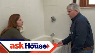 How to Caulk Around a Bathtub  Ask This Old House [upl. by Lazar]