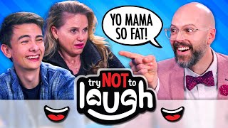 Try Not To Laugh Or Smile While Watching  Yo MAMA Jokes WITH Yo MAMA Ep  141 [upl. by Aron]