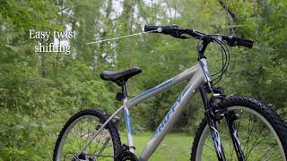 26in Mens Mountain Bike Silver amp Blue  Huffy [upl. by Sisi]