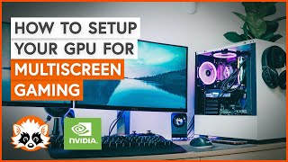 How to setup Multiscreen Gaming for your NVIDIA GPU  use multimonitor [upl. by Ewart]