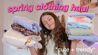 HUGE springsummer try on haul 2021 [upl. by Ayifa]