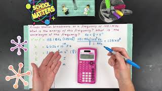 Calculate Energy and Wavelength from Frequency Electromagnetic Radiation Calculation [upl. by Ib]