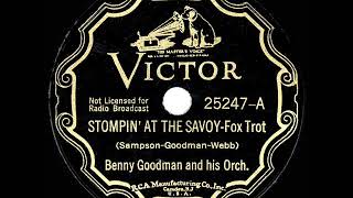 1936 HITS ARCHIVE Stompin’ At The Savoy  Benny Goodman full band version [upl. by Aylatan]