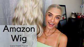 FIRST LACE FRONT WIG TRYON AMAZON [upl. by Ahsekim724]