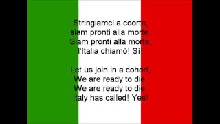 National anthem of Italy IT EN lyrics [upl. by Tj]