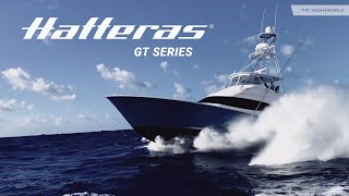 Hatteras GT Series with Cape Yachts GT54  YachtWorld [upl. by Ahsilem686]