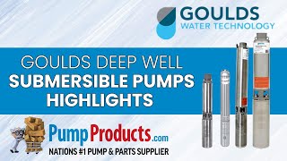 Goulds Deep Well Submersible Pumps Product Highlight [upl. by Uyerta]