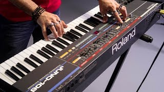 The Roland Juno 106 In Action [upl. by Holli878]