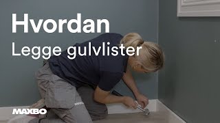 Hvordan legge gulvlister [upl. by Godderd]