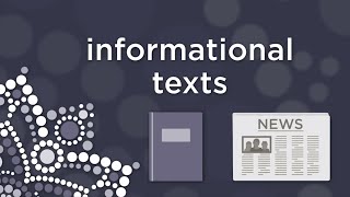 Understanding Informational Texts [upl. by Bickart336]