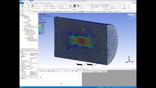 Magnetic Flux in a coil with ANSYS Workbench [upl. by Berne]