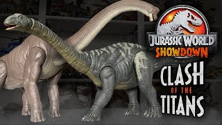 Mattel Jurassic World Legacy Collection Apatosaurus 4K Toy Showdown  collectjurassiccom [upl. by Jacquelyn]