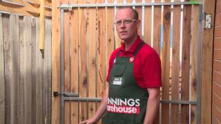 How To Install A Gate Latch  DIY At Bunnings [upl. by Anak156]