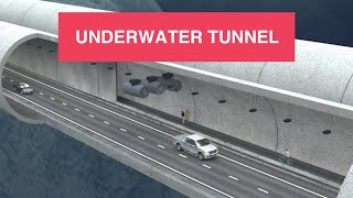 How they build a tunnel underwater ENGLANDFRANCE [upl. by Megen]