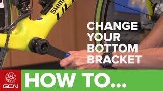 How To Change A Shimano Bottom Bracket [upl. by Htaras]