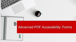 Advanced PDF Accessibility with Adobe Acrobat Pro DC Forms [upl. by Anialam]