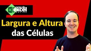 📈 Como Alterar Largura e Altura das Células no Excel [upl. by Mcilroy]