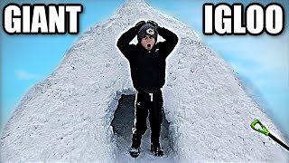 I Built the Worlds Biggest Igloo [upl. by Kirwin]