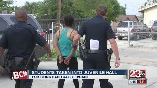 Truant students taken into Juvenile Hall [upl. by Cull]